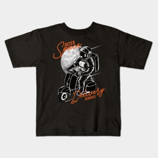 Outer Space Deliver services Kids T-Shirt